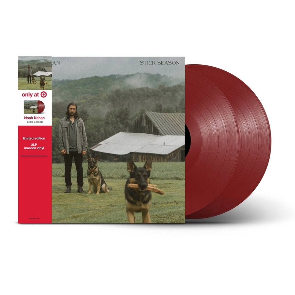 New, Sealed! Noah Kahan Stick Season, Maroon Vinyl 2 LP Limited Edition‎ Record